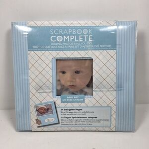 Blue Scrapbook Complete Kit